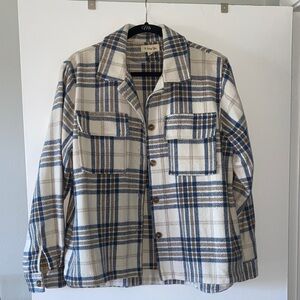 Plaid Button-Up Shacket